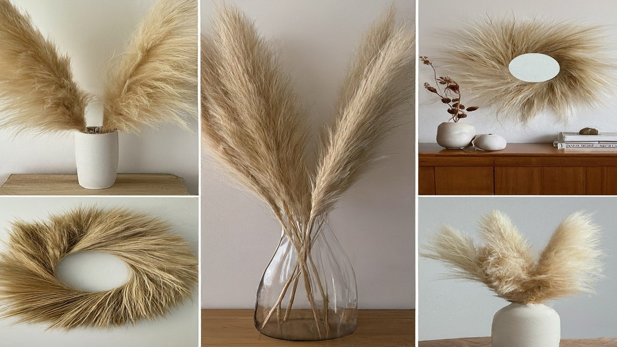 How do you use pampas grass indoors