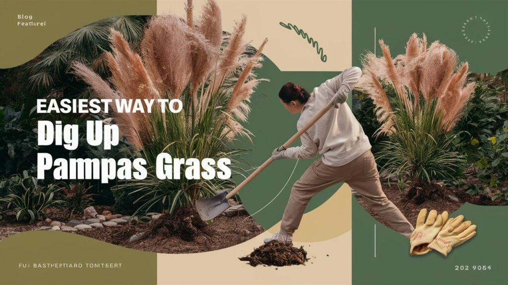 The Easiest Way to Dig Up Pampas Grass