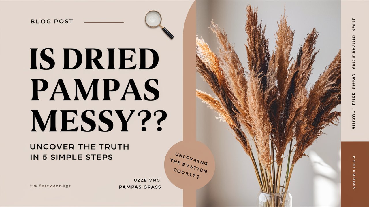 Is Dried Pampas Grass Messy