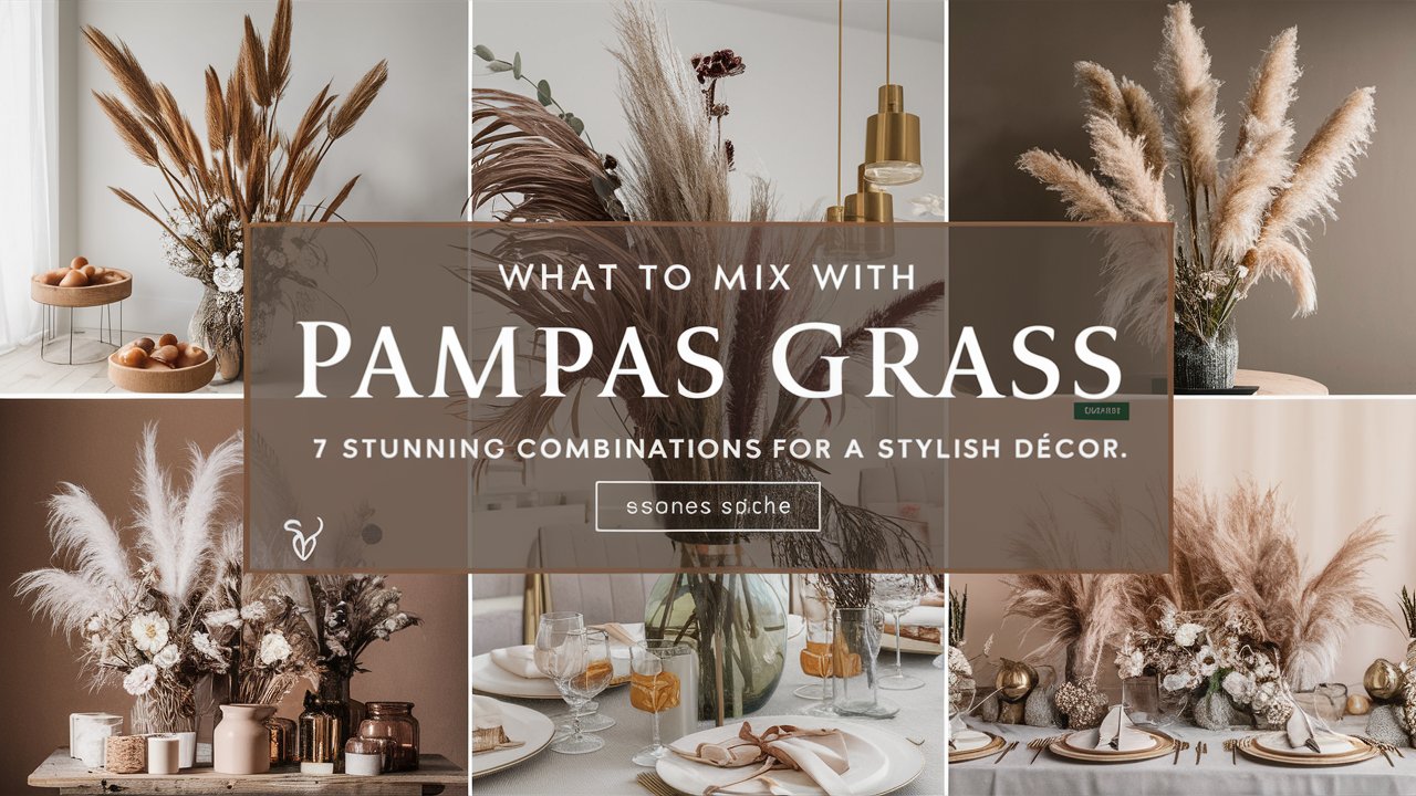 What to mix with pampas grass