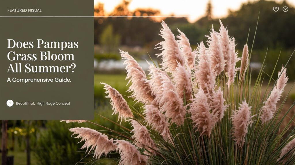 Does Pampas Grass Bloom All Summer ?